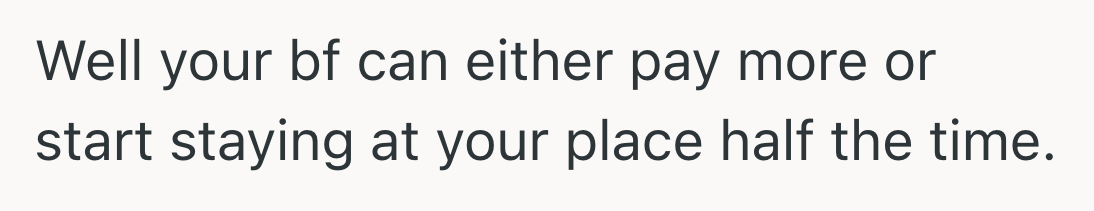Screenshot 2025 07 07 at 3.00.49 AM Her Boyfriends Roommate Thinks She Should Pay Rent, But She Disagrees Because She Doesnt Think She Is There Enough To Warrant It